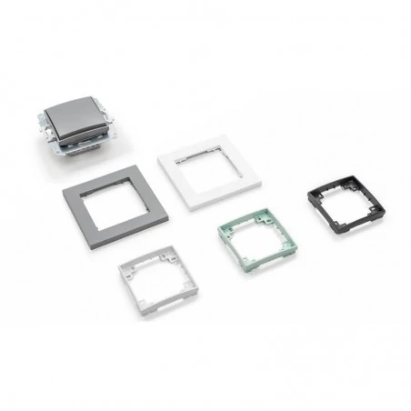 Ramki-potrojne - potrójna czarna matowa ramka 12mr-3 deco mini karlik 