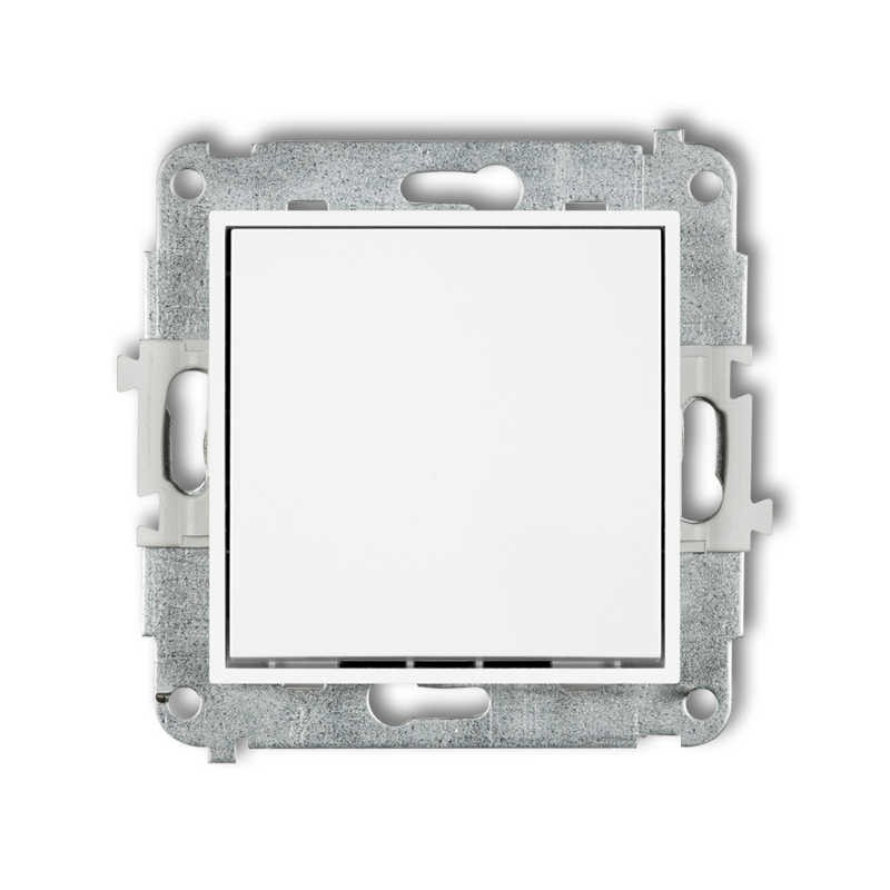 Wylaczniki-typu-swiatlo-zwierne - biały włącznik pojedynczy zwierny mwp-4.1 deco mini karlik firmy Karlik 