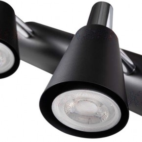 Lampy-sufitowe - czarna podwójna oprawa ścienno-sufitowa 2x35w gu10 el-2i b-sr sempra kanlux 