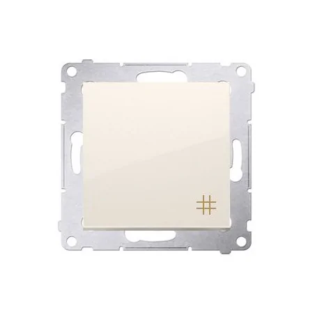 Wylaczniki-krzyzowe - kremowy włącznik krzyżowy 0ax dw7.01/41 simon 54 kontakt-simon 