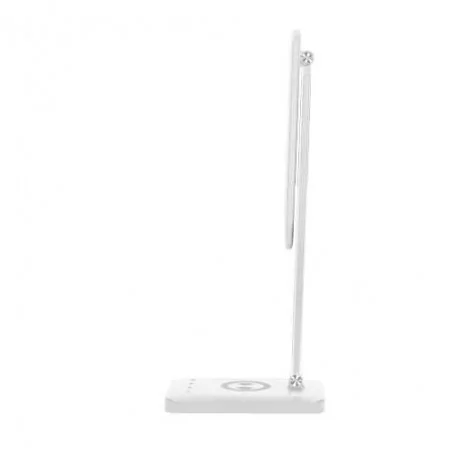 Lampki-biurkowe - lampka led na biurko z ładowarką indukcyjną i usb 7w or-lb-1538/w wirle led orno 