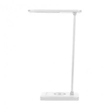 Lampki-biurkowe - lampka led na biurko z ładowarką indukcyjną i usb 7w or-lb-1538/w wirle led orno 