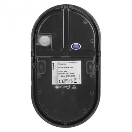 Oprawy-led-zewnetrzne - oprawa ogrodowa led o mocy 15w czarna neutralne światło or-op-6147blpm4 nefryt orno 