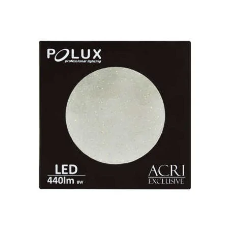 Oprawy-sufitowe - plafon dekoracyjny led natynkowy 8w biały 4000k 440lm acri exclusive led 310026 polux 