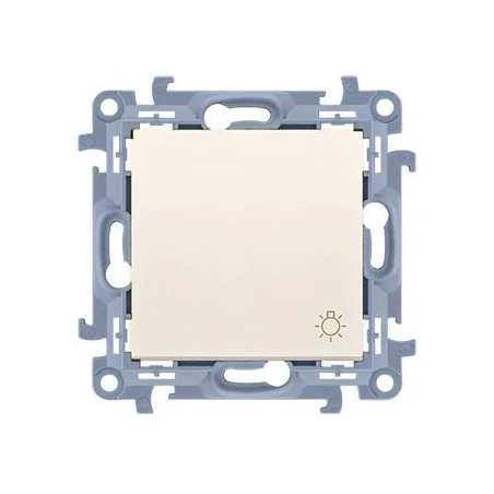 Wylaczniki-typu-swiatlo-zwierne - kremowy przycisk zwierny światło 10ax cs1.01/41 simon 10 kontakt-simon 