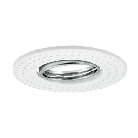 Oprawy-sufitowe-ruchome - oczko sufitowe ruchome biało srebrne 8w gu10 mr16 fobos 7807 310279 polux 