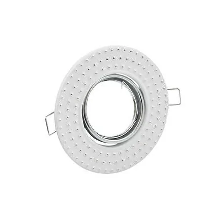 Oprawy-sufitowe-ruchome - oczko sufitowe ruchome biało srebrne 8w gu10 mr16 fobos 7807 310279 polux 