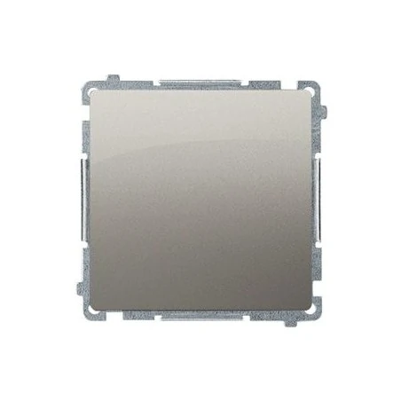 Wylaczniki-jednobiegunowe - satynowy włącznik jednobiegunowy (moduł) szybkozłączka bmw1.01/29 simon basic kontakt-simon 