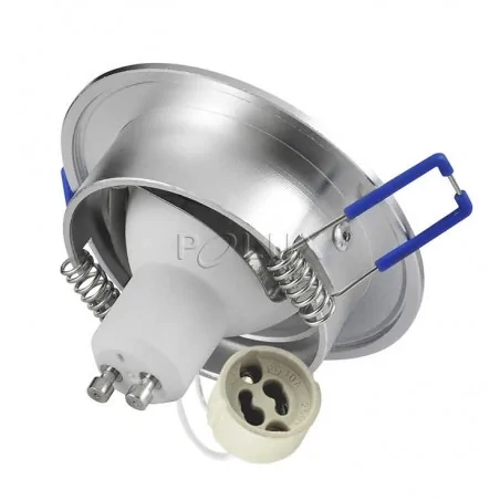 Oprawy-sufitowe-ruchome - oprawa sufitowa ruchoma z żarówką 3,5w w zestawie+oprawka gu10 olal 301192 polux 