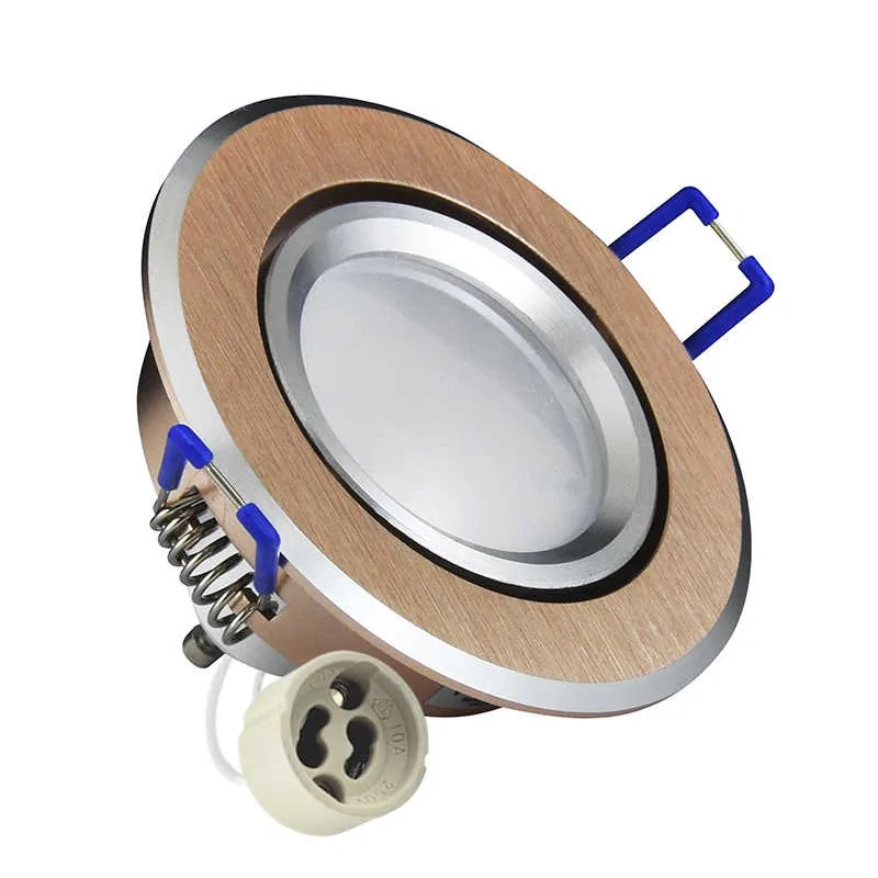 Oprawy-sufitowe-ruchome - złote oczko sufitowe regulowane żarówka led+oprawka 3w1 sun olal led 301215 polux firmy POLUX GOLDLUX 