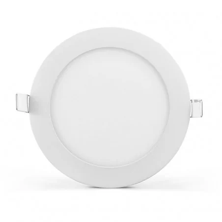 Oprawy-sufitowe - panel led okrągły podtynkowy 12w 3000k mars polux 