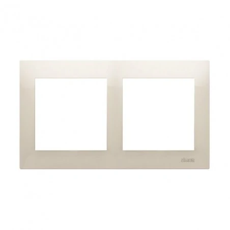 Ramki-instalacyjne - ramka podwójna kremowa dr2/41 simon 54 premium kontakt-simon 