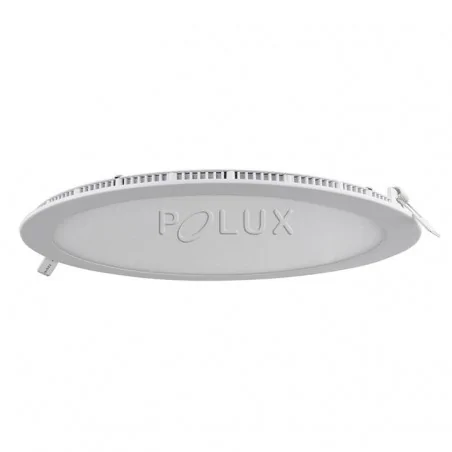 Oprawy-sufitowe - podtynkowy smukły panel led 18w 3000k okrągły mars polux 