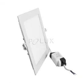 Oprawy-sufitowe - panel led kwadrat o boku 17,5 cm ciepłe światło 12w mars polux 