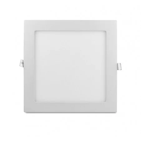 Oprawy-sufitowe - podtynkowy smukły panel led kwadratowy 18w 3000k  mars polux 