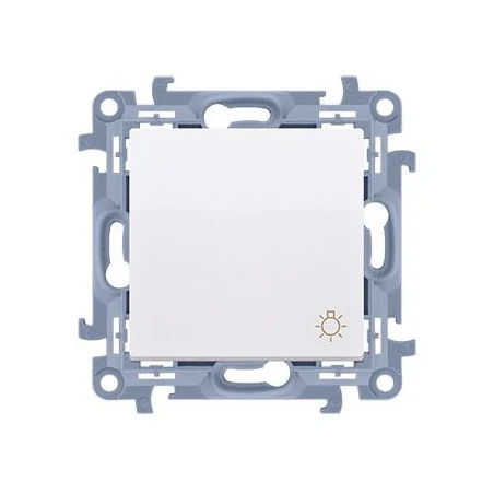 Wylaczniki-typu-swiatlo-zwierne - biały przycisk zwierny światło cs1/01/11 kontakt-simon simon 10 