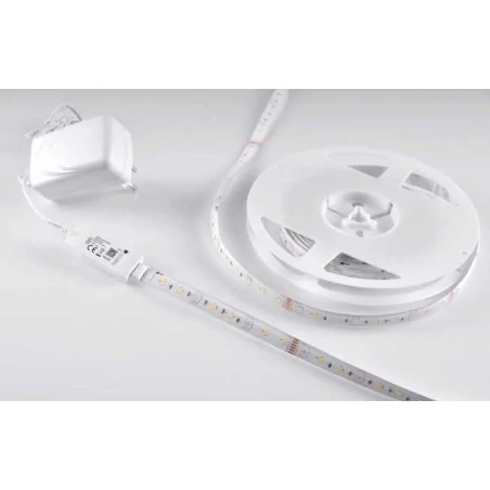 Tasmy-led - taśma led sterowana smarfonem z zasilaczem i sterownikiem 2m 3000k-6000k+rgb wifi tuyasmart 313898 polux 