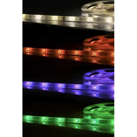 Tasmy-led - taśma led sterowana smarfonem z zasilaczem i sterownikiem 2m 3000k-6000k+rgb wifi tuyasmart 313898 polux 