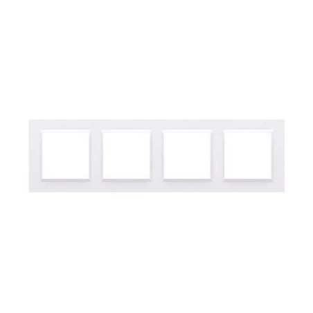 Ramki-poczworne - biała ramka 4-krotna cr4/11 simon 10 kontakt-simon 