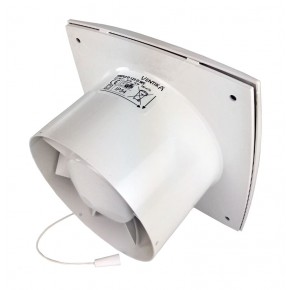 Wentylatory-o-srednicy-125 - wentylator łazienkowy z wyłącznikiem sznurkowym ø125 simple d 125d ws 16w 180m3/h biały ventika vents 