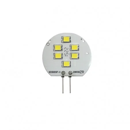 Gwint-trzonek-g4 - żarówka led talerzykowata g4 zimna 12v 1,5w 6400k polux 