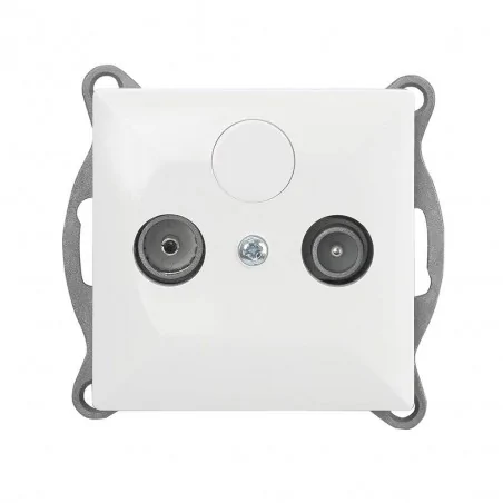 Gniazda-antenowe - gniazdo rtv końcowe moduł białe gap-p/k perła abex 