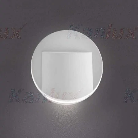 Oswietlenie-schodowe - oprawa schodowa led okrągła biała 4000k 12 dc erinus led o w-nw kanlux 