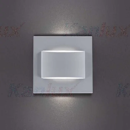 Oswietlenie-schodowe - szara kwadratowa oprawa schodowa led 4000k erinus ll gr-nw kanlux 