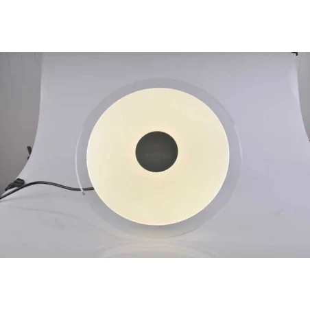 Plafony - okrągły plafon led 24w 40cm biały 4000k denver 314932 polux 