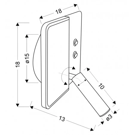 Kinkiety-do-salonu - biały kinkiet na dwa źródła światła led 6w+3w alma 22-75994 candellux 