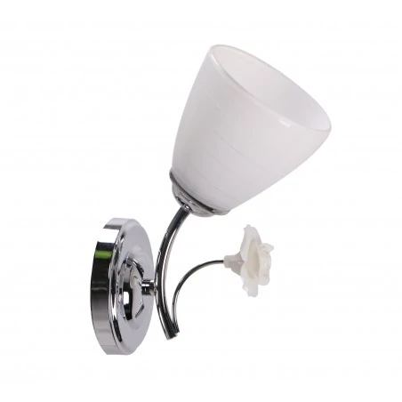 Kinkiety-do-salonu - kinkiet biały jednopunktowy 1x40w e27 ariam 21-77011 candellux 