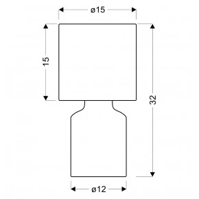 Lampki-biurkowe - ceramiczna lampa gabinetowa beżowa 1x40w e14 iner 41-79879 candellux 