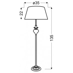 Lampy-stojace - lampa podłogowa w nowoczesnym stylu czarno-chromowa 1x60w e27 gillenia 51-21420 candellux 