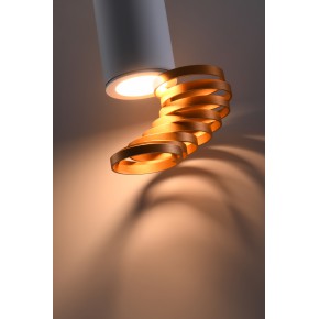 Oswietlenie-sufitowe - lampa sufitowa tuba biała z regulowanymi pierścieniami gu10 2276076 candellux 