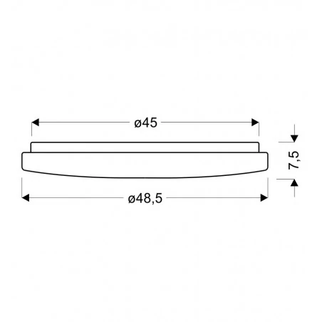 Plafony - plafon led zmienna barwa i jasność 60w 48,5 cm calipso 14-75239 candellux 
