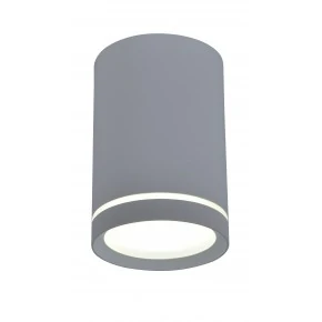 TUBA LAMPA SUFITOWA 1X15W GU10 6,8/10 SZARY