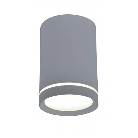 Oswietlenie-sufitowe - szara oprawa oświetleniowa tuba gu10 6,8x10cm 2276007 candellux 