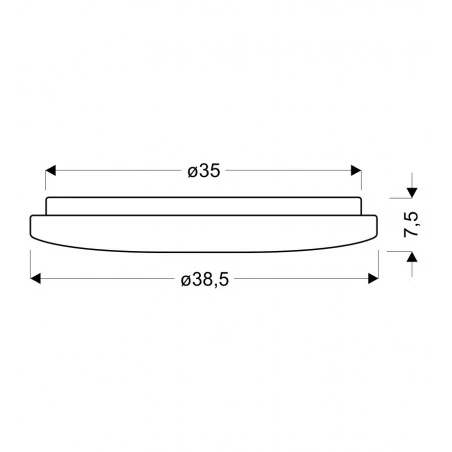 Plafony - wyjątkowy plafon biały ze zmienną barwą i jasnością 24w led 38,5 cm calipso 13-75093 candellux 