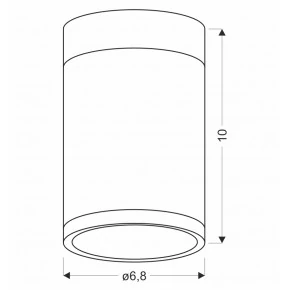 Oswietlenie-sufitowe - lampa sufitowa tuba szaro-drewniana gu10 2284262 candellux 