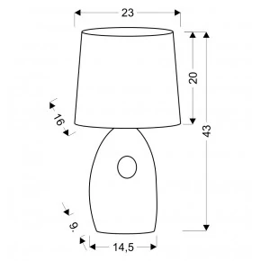 Lampki-nocne - czarno złota lampka na biurko glamour hierro 41-79916 candellux 