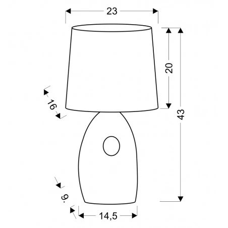 Lampki-nocne - czarno złota lampka na biurko glamour hierro 41-79916 candellux 