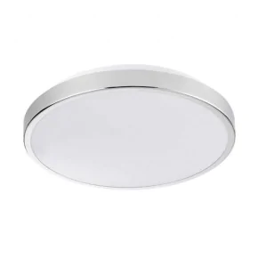 Plafony - plafon led biały chromowany 15w 4000k kern 30 314864 polux