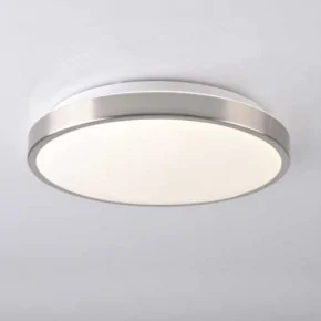 Plafony - plafon led okrągły 15w neutralne światło 4000k 30cm nikiel kern 30 314888 polux 