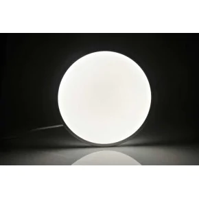 Plafony - plafon led okrągły 15w neutralne światło 4000k 30cm nikiel kern 30 314888 polux 