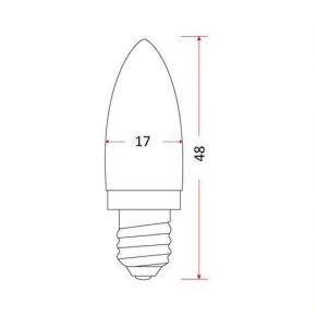 Oswietlenie-choinkowe - komplet 5 żarówek choinkowych 15v 5w z trzonkiem e10 rum lux 