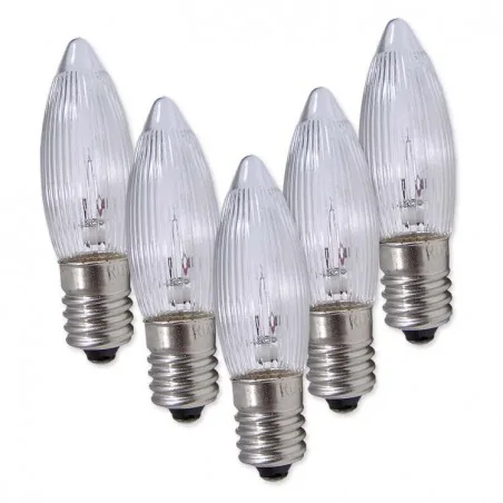 Zarowki-tradycyjne - żarówki choinkowe 34v 3w ciepłe z trzonkiem e10 rum lux 