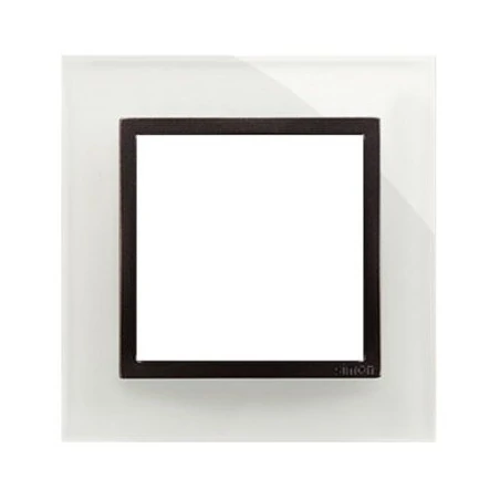 Ramki-instalacyjne - ramka pojedyncza szklana burzowa chmura drn1/72 simon 54 nature kontakt-simon 