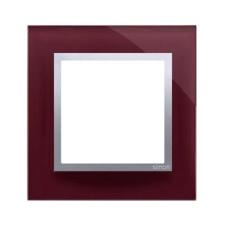 Ramki-instalacyjne - ramka pojedyncza szklana kusząca śliwka drn1/89 simon 54 nature kontakt-simon 