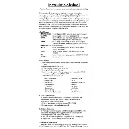 Programatory-czasowe - programator tygodniowy do gniazdka em rum-lux 