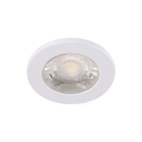 Oprawy-sufitowe - oprawa sufitowa dekoracyjna led biała 3w 4000k fin led c 03872 ideus 